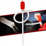 Skysčio / kuro perpylimo sifoninis siurblys &ndash; didelis suspaudimo sifonas, skirtas vejapjovėms ir rankiniu būdu pumpuojamas benzinas, vanduo, alkoholis ir dar daugiau! 51x7x4cm