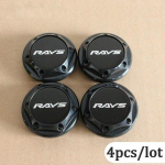 4 vnt / siunta RAYS lenktynių emblema 64 mm 68 mm automobilio rato centrinės stebulės dangteliai ženklelio priedai modifikuoti automobilio rato stebulės dangtelį