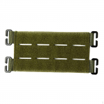 Molle Patch Panel System Attachment Morale Patches lenta liemenių krep&scaron;iui žalia