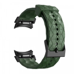 &bdquo;No Gaps&ldquo; silikoninis dirželis skirtas &bdquo;Samsung Galaxy Watch 4 6 Classic&ldquo; 47 mm 43 mm 42 46 mm Greito atsegimo &bdquo;Fit Band Galaxy Watch&ldquo; 6 5 4 5 Pro 45 40 44 mm Galaxy 4 5 6 40MM žalia