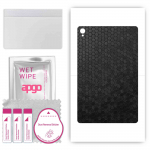 apgo skin sticker film foil vinyl for the BACK compatible with Blackview Tab 5, scratch-resistant, easy to install - Black Honeycomb