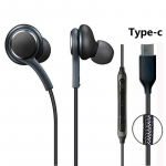 Ausinės Laisvų rankų įranga Į ausis 3,5 mm / C tipo Mikrofonas Laidinės S20 note10 S10 S9 S8 S7 i&scaron;maniesiems telefonams black Type c