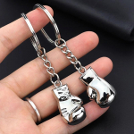 Bokso pir&scaron;tinės pakabukas raktų pakabukas 3D metalinis Boxer Movement Fighting Jewelry