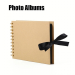 1 vnt. Nuotraukų albumai Scrapbooking popierius &bdquo;pasidaryk pats&ldquo; rankdarbių albumas Scrapbooking nuotraukų albumas vestuvių metinių dovanoms, atminčių knygos geltona