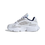 adidas Ozmillen Elastiniai Rai&scaron;teliai J White Bright Blue Vaikų Sportbačiai Cloud-White Grey-One IE5558 28.5