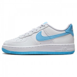 Nike Air Force 1 GS Balti Vandens Ženklo Mėlyni Vaikų Sportbačiai FV5948-107 38.5