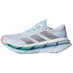 Adidas Adistar Byd patogūs, universalūs, neslystantys, patvarūs, žemo ūgio maratono bėgimo bateliai moterims, balti, sidabriniai, mėlyni, JI1228 36