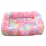 Pliu&scaron;inė apvali naminių gyvūnų lova &scaron;unims ir katėms - Žieminis &scaron;unų kilimėlis XXL 120x80x20cm (No Inner Liner)