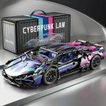 Techninis lenktyninio sportinio automobilio modelio konstruktorius Miesto mechaninis greičio transporto priemonės superautomobilio kaladėlių dėlionės žaislai vaikams suaugusiems dovana With box