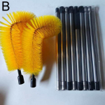 Latako Valymo &Scaron;epetys Stogo Darbo Įrankis Lengvai Nuimamas Teleskopinis Prailginamas Kotas Stogo Nutekėjimo Kriauklės Filtro &Scaron;epetys Kanalizacijos &Scaron;epetys