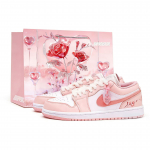 Jordan Air Jordan 1 Vintažiniai krep&scaron;inio batai Unisex Žemi balti 553560-614(Team52-S-BOX) 38.5