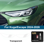 Auk&scaron;to blizgesio vinilinė plėvelė Ford Kuga/Escape 2020-2026 m. Įbrėžimams atspari dūminės juodos spalvos, i&scaron; anksto supjaustyta automobilio priekinių žibintų apsauginė plėvelė For 24-26 CLR white