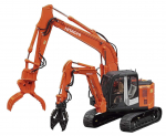 Hasegawa Hitachi Statybos Technika Ma&scaron;ina Astaco NEO Plastikinis Modelis SW04 1/35 Dvigubos Rankos