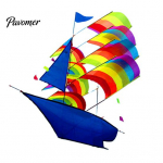 Žaidimas Burlaivis Vėliava Didelis Dydis Sulankstomas Langeliu Audinys Skraidantis 3D Stereo Sportas Lauko Žaislas Sailboat red