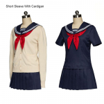 My Hero Academia Cosplay kostiumas Boku Himiko Toga Women Sailor JK Uniform Plisuoto sijono megztinių komplektas XXXL