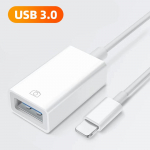 Fonken OTG adapteris, skirtas &bdquo;Lightning&ldquo; į USB 3.0 duomenų kabelio kameros kortelių skaitytuvą, skirtą &bdquo;iPhone iPad&ldquo; jungties keitikliui