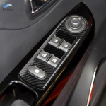 Automobilių priedai vidaus durų porankio lango pakėlimo jungiklio mygtuko rėmo dangčio apdaila, skirta Renault Clio 4 Clio4 2013 2014 2015 m.