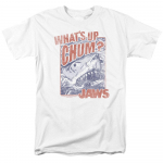 Jaws Chum Shark Movie Retro Tee White Unisex mar&scaron;kinėliai S