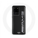 Coque pour Samsung Galaxy S20 Ultra Amg Logo Carbone Texture