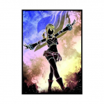 Japoni&scaron;ko anime personažo dekoracija freska Fairy Tail plakatas drobės tapyba ir vaikų kambario sienų meno spaudiniai moderniam namų dekorui be rėmo 21*30cm