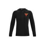 Under Armour Project Rock Graphic Print Zip striukė su gobtuvu vyrams, juoda 1361749-001 L