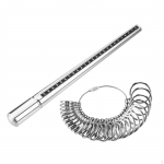 Ring Mandrel Sizer Tool Measurement Easy to Use Aluminum Alloy Sturdy Jewelry