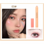Reclining Shadow Pen Natural Highlight Brightening Eyeshadow Stick Pearl Glitter Multi-functional waterproof Eyeshadow Pen Lasting Setting makeup
