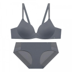 [RINKINYS] Rūkas be vielų liemenėlės ir kelnaičių rinkinys - 4 spalvos Skin:80C.95