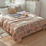 200x230cm Nordic Throw antklodė medvilninis marlės rank&scaron;luostis Vasarinis oro kondicionierius antklodė viengulė dvigulė lovos užvalkalas Boho namų dekoras sofos rank&scaron;luostis geltona