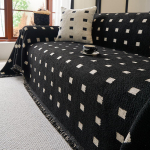 1 vnt. blokinio ra&scaron;to sofos užvalkalai keturiems sezonams universalūs dvipusiai nesulenkiami sofos pagalvėlė, viskas įskaičiuota fotelio apsauga 1seat 180x130cm ruda