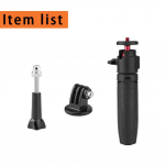 Veiksmo kameros mini trikojis, prailginimo strypas, ne&scaron;iojama asmenukių lazda, skirta Gopro Hero, Insta360 X3, DJI Osmo Pocket, veiksmo kameros priedai
