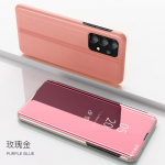 &bdquo;Samsung Galaxy A14 A34 A54 5G Case&ldquo; prabangus &bdquo;Smart Mirror&ldquo; magnetinis atverčiamas odinis telefono dėklas, skirtas Samsung A54 A 14 34 54 dangtelis For Galaxy A14 5G mėlyna