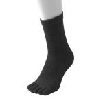 Yubinoba Kojinės Įprastos Juodos S Dydis Pėdos Ilgis (22-25,5 cm) Koreguojančios kojinės su 5 pir&scaron;tais
