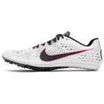 Nike Zoom Victory 3 Pure Platinum Pink Blast Unisex Bėgimo bateliai Balti Juodi 835997-002 46