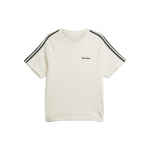 adidas x Wales Bonner trumpomis rankovėmis mar&scaron;kinėliai balti unisex vir&scaron;utiniai drabužiai IT9788 M