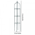 113/151cm Metalinis Sodo Atrama Augalams Vijokliniams Augalams Gėlėms Stovai Reguliuojamo Auk&scaron;čio Auk&scaron;tos Kokybės Lauko Kiemo Dekoracija
