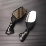 Anglies pluo&scaron;to juodi galinio vaizdo veidrodėliai Suzuki Katana GSX600F GSX750F GSX 600F/750F 1998-2002 1999 2000 2001 juoda