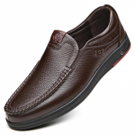 Natūralios odos vyri&scaron;ki avalynė Laisvalaikis Slip On Formal Loafers Vyri&scaron;ki mokasinai Itali&scaron;ki juodi vyri&scaron;ki plok&scaron;čiapadžiai batai 46 juoda