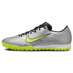Nike Zoom Mercurial Vapor 15 Academy TF Unisex Metalinis Sidabrinis Juodas Volt FB8396-060 EU 44.5