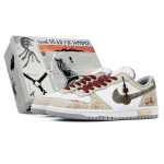 Nike Didelio Atsparumo Trinčiai Kvėpuojantys Žemi Kateboardo Batai Vyri&scaron;ki Geltoni Rudi 355152-106(Team413-) 40.5 white