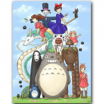 5d &bdquo;pasidaryk pats&ldquo; deimantinis sienų dekoras Rankų darbo &bdquo;Totoro&ldquo; tapyba kryžiaus dygsnio animacinis paveikslėlis 20X30CM