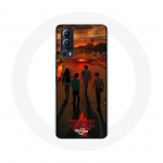 Coque pour Vivo Y72 Stranger Things Saison 4 Affiche Art Equipages de la Nouvelle Th&eacute;orie