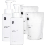 Living Workshop Hand Wash Soap Green Grape Fragrance Container 520ml x 2p + Refill 400ml x 2p Set, 1 set