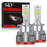 2vnt 70000Lm D3S LED priekinių žibintų lemputės D1S D2S D4S D8S D1R D2R D3R D4R D8R turbo LED 30SMD CSP žibintai, skirti BMW Benz Volvo lempai Canbus 110W priekiniam žibintui 6000K D2S/D2R