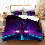 AK47 Knight Academia Anime Antklodės užvalkalų rinkinys su pagalvių užvalkalais Poliesteris Paaugliams Vaikams Pataliukai Pilnas Karalienės Karaliaus Dydis Patalynė 244x140cm