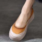 Seklios plok&scaron;tumos, moteri&scaron;kos platformos, batai, batai, laisvalaikio dizainerio batai 2024 m. rudens sandalai Naujos tendencijos, patogūs vaik&scaron;čiojimo chaussures, moteri&scaron;ki 35 ruda