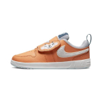 Nike Pico 5 žemi sportiniai neslystantys amortizuojantys patvarūs laisvalaikio batai Vaikams sportbačiai Balti Oranžiniai DQ8372-800 35