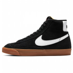 Nike Blazer Mid 77 Juodi Balti Guminiai Moteri&scaron;ki Kedai Riedlentės Batai DB5461-001 35.5