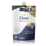 Dove Premium drėkinamasis kūno muilas, didelė papildymo pakuotė (8,5 butelio, 2,8 kg), Momentinis įsiskverbiantis drėkinamasis pienelis, su trigubais keramidais, sausai odai