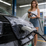 EV įkroviklio ki&scaron;tuko angos dangtelis Visų oro sąlygų apsauga Stipri magnetinė Vandeniui atsparus Dulkėms atsparus Elektrinės transporto priemonės įkroviklio ki&scaron;tuko lietaus apsauga China Mainland